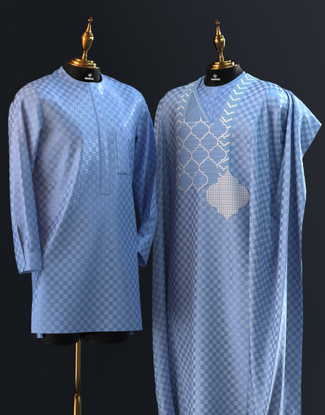 Men Lace Agbada 002